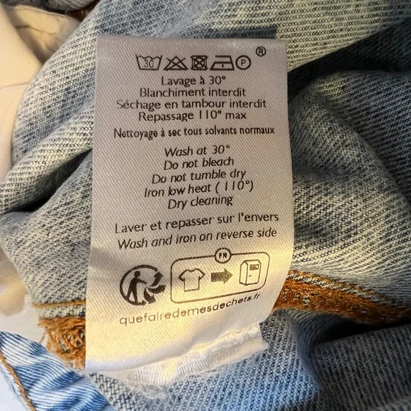 SEZANE LE BRUT EDGE BLUE SEZANE JEANS - Picture 14 of 14